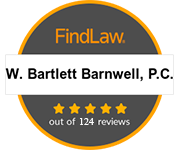 FindLaw | W. Bartlett Barnwell, P.C. | 5 Stars out of 124 Reviews